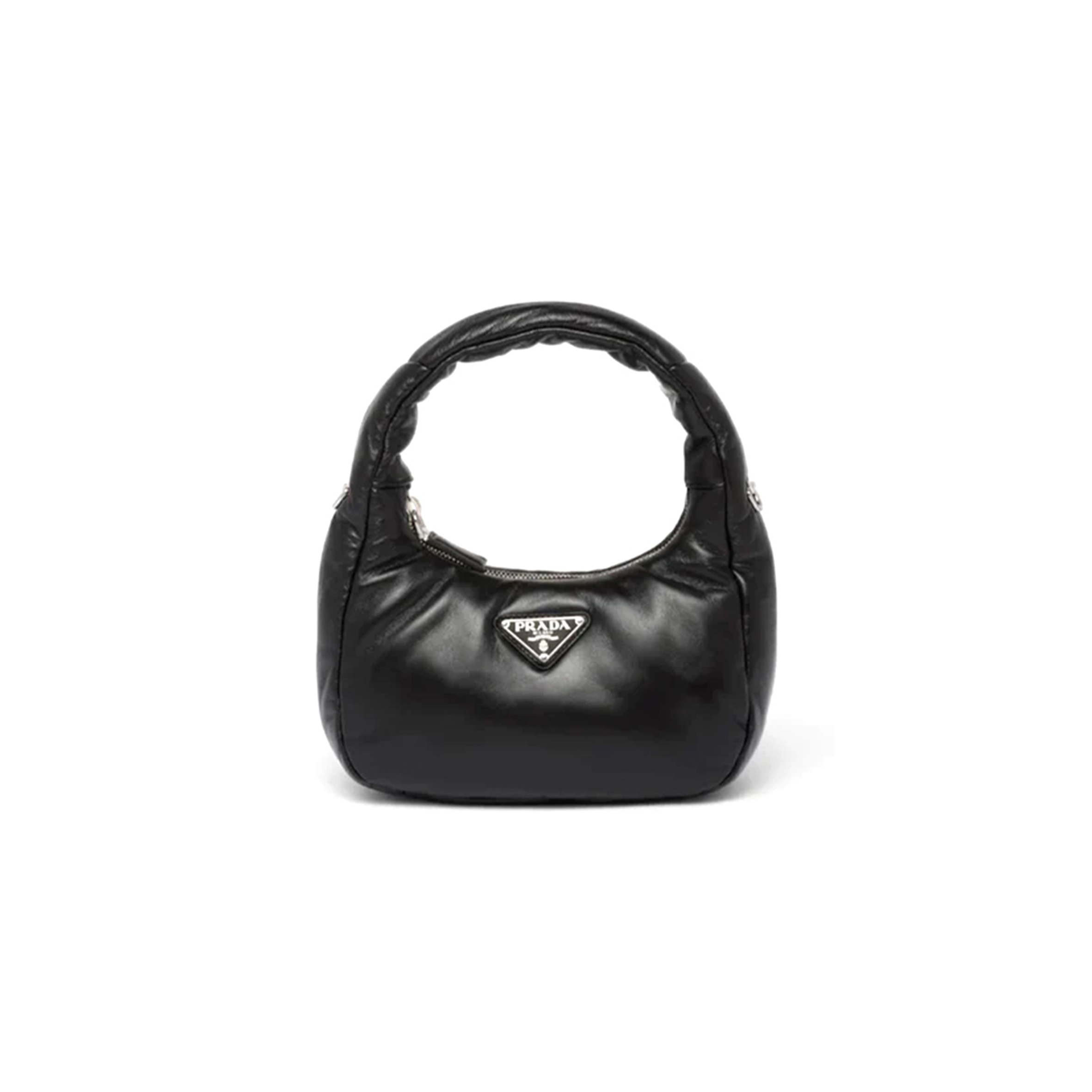 PRADA SOFT PADDED NAPPA LEATHER MINI BAG 1BA384 (21*12.5*6.5cm)